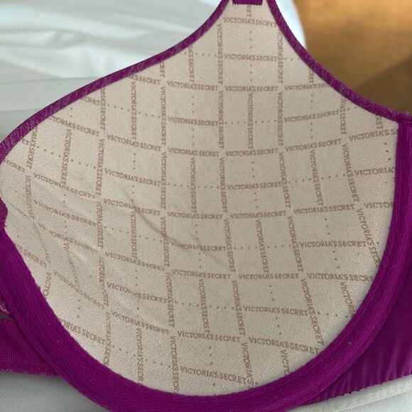 Victoria Secret Padded Perfect Coverage Bra Heather Purple 34D - Picture 8 of 13